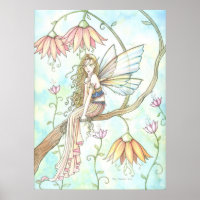 Magie der Ophelia Blume Fee Poster drucken