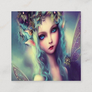Magie der Prinzessin Fairy Quadratische Visitenkarte