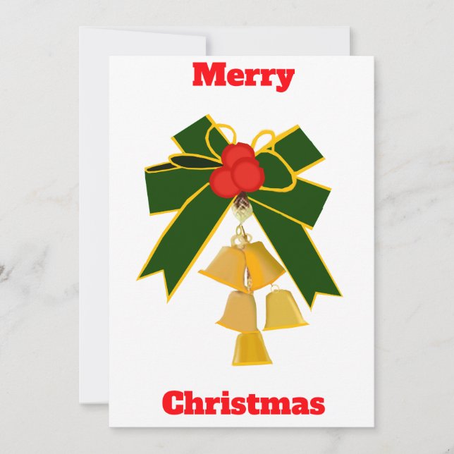 Magie der Weihnachtskarte Einladung (Vorderseite)