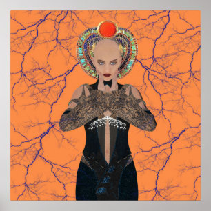 Magie des ägyptischen Elektro Poster