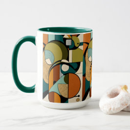 Magie des Mittelalters | Olive & White Tasse