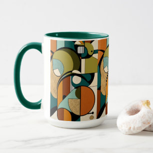 Magie des Mittelalters Olive & White Tasse
