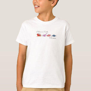 "Magie des Weihnachtsmanns und der Dinosaurier" T-Shirt