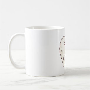 Magie des weißen Spitzes Kaffeetasse