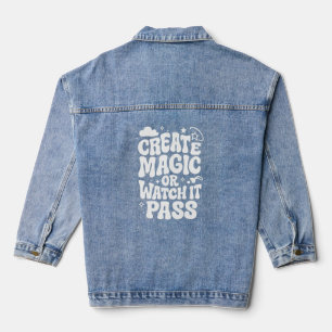 Magie erzeugen oder den Pass ansehen Jeansjacke