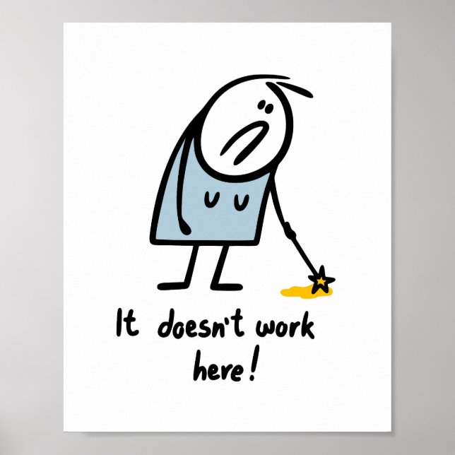 Magie funktioniert nicht poster (Vorne)