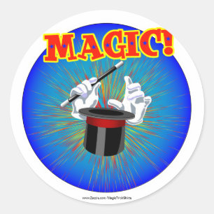 Magie - Großaufkleber Runder Aufkleber
