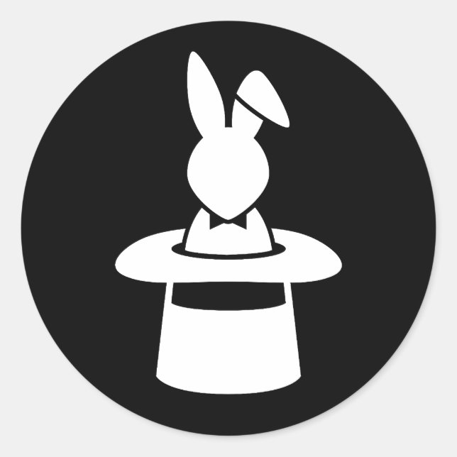 Magie-Ideologie Runder Aufkleber (Vorderseite)