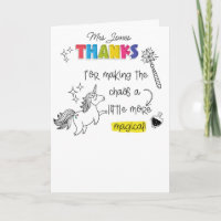 Magie im Chaos-Einhorn-Geschenkgutschein