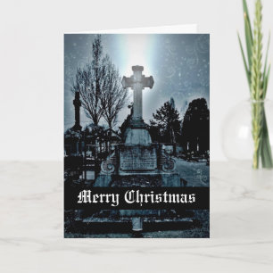Magie im Friedhof Gothic Frohe Weihnachten
