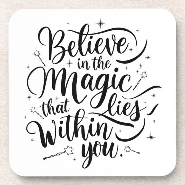 Magie im Untersetzer (Vorderseite)