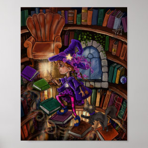Magie in der Bibliothek Poster