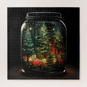 Magie in einem Jar - Deep Woods Weihnachten Puzzle
