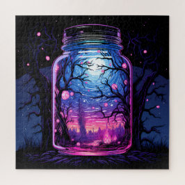 Magie in einem Jar - Spooky Forest Puzzle