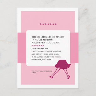 Magie in Ihrem Motiv Vintag schlechte Ratschläge Postkarte