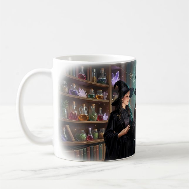 🔮 Magie innerhalb eines Hexenzirkels Tasse (Links)
