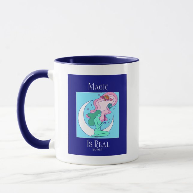 Magie ist echte klassische Tasse, 11 oz Tasse (Links)