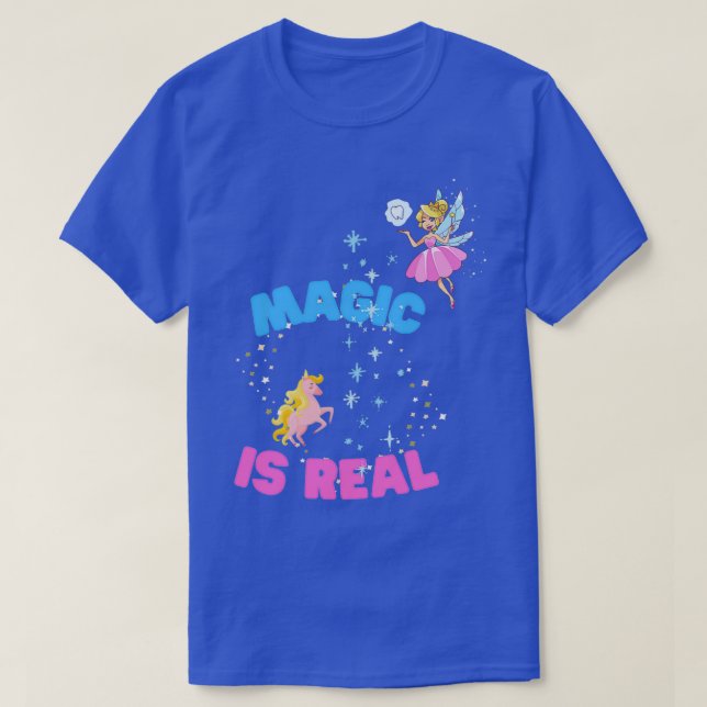 Magie ist real T-Shirt (Design vorne)