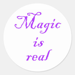 Magie ist realer Aufkleber