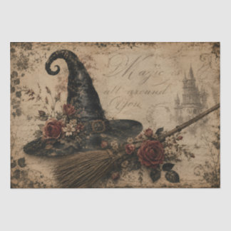 Magie ist überall um dich herum | Vintage Hexe Seidenpapier