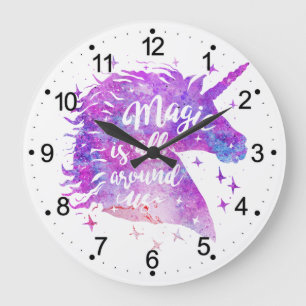 Magie ist überall um uns herum - Wählen Sie Hinter Große Wanduhr