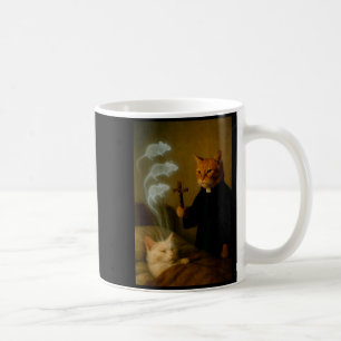 Magie-Katz-Meme-Katze-Exorzismus-Maus-Lustige-Fant Kaffeetasse