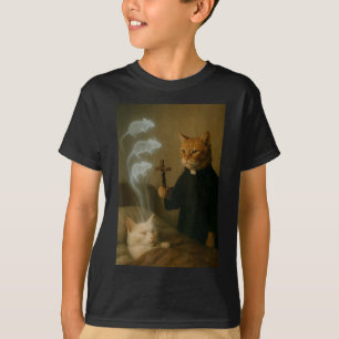 Magie-Katze Meme Katze Exorzismus Maus Lustig Fant T-Shirt