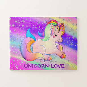 Magie Mein Einhorn Sparkle Silver Stars Puzzle