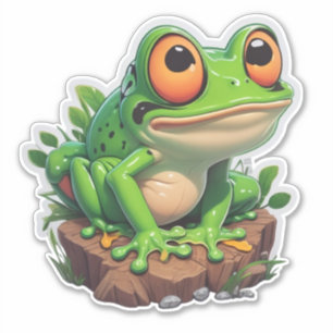 Magie mit Froschklebern für alle Altersgruppen erz Aufkleber