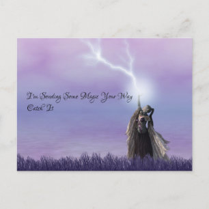 Magie Postkarte
