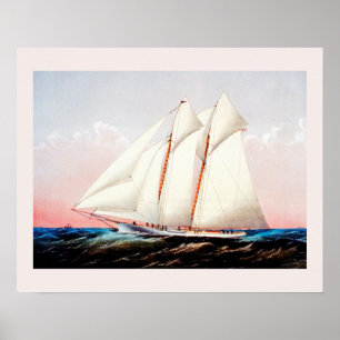 Magie, Schoner-Yacht Poster