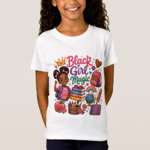 Magie-Schulempowerment für schwarze Mädchen T-Shirt