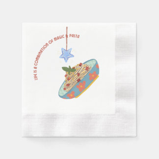 Magie und Pasta Napkin Serviette