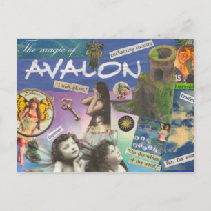 Magie von Avalon Postkarte