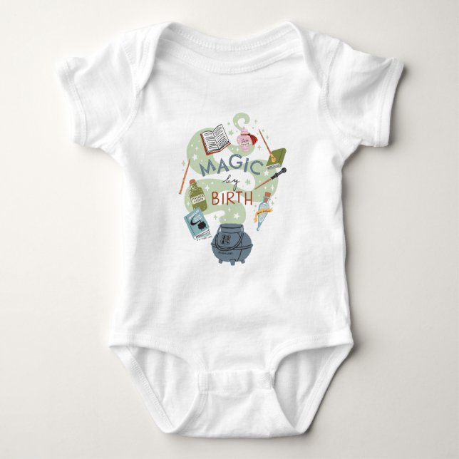 Magie von Birth Graphic Baby Strampler (Vorderseite)