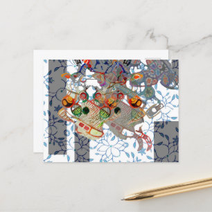 Magie von Grau Postkarte