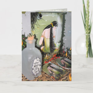 Magie von Halloween Karte