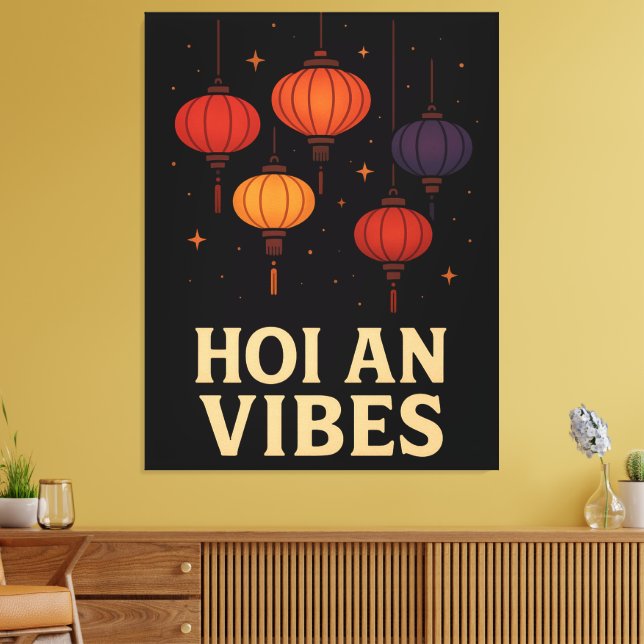 Magie von Hoi An – Laternenkunst  Leinwanddruck (Insitu (Wohnzimmer))