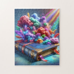 Magie zwischen den Seiten Farbige Vorstellungskr Puzzle