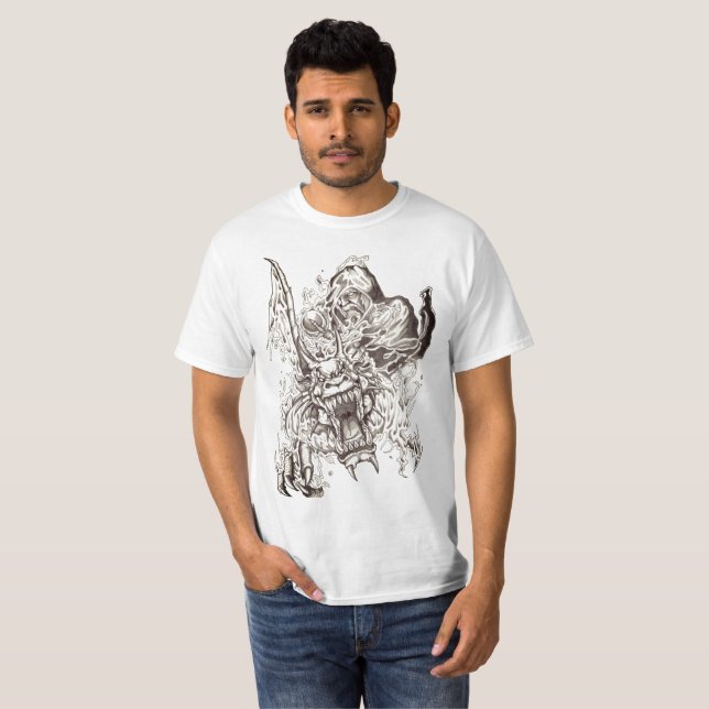 Magier-Drache T-Shirt (Vorne ganz)