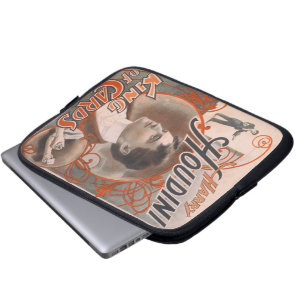 Magier Harry Houdini der König Of Cards Laptopschutzhülle
