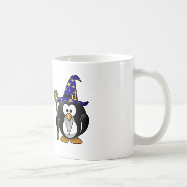 Magier-Pinguin Tasse (Rechts)