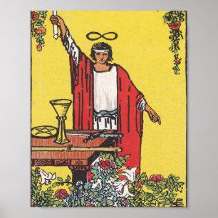 Magier-Tarotkarte Poster