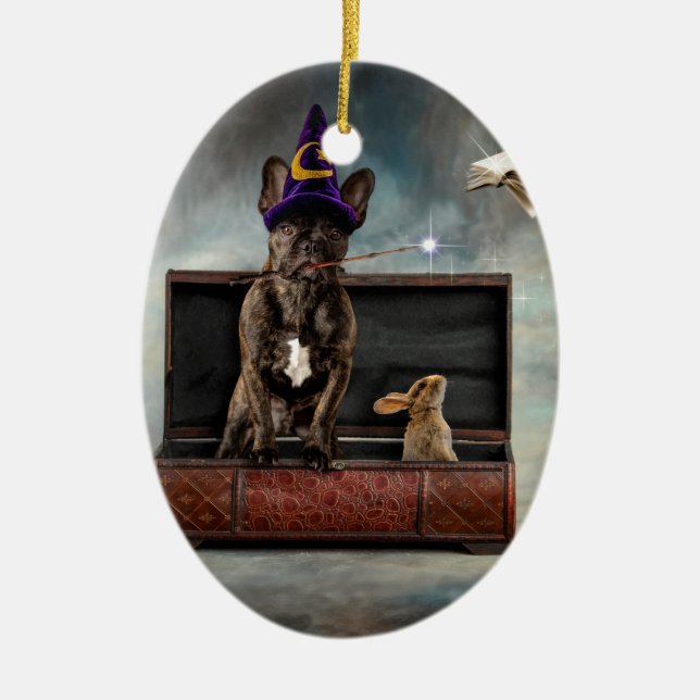 Magier und Freunde Keramikornament (Vorne)