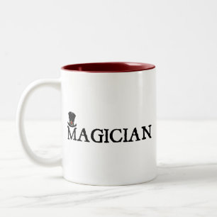 Magier und Hut Zweifarbige Tasse