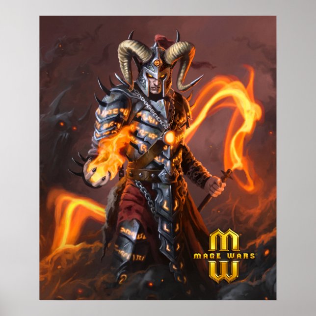 Magierkrieger® Hexenmeisterposter (20x24) Poster (Vorne)