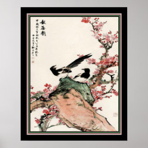 Magies & Pflaumenblüten Chinesisch Print 16x20 Poster