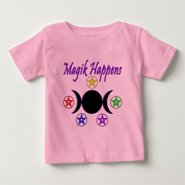 Magik geschieht baby t-shirt (Vorderseite)