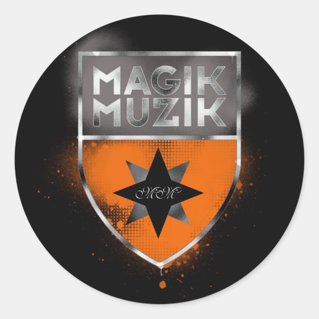 Magik Muzik Sticker (Vorderseite)