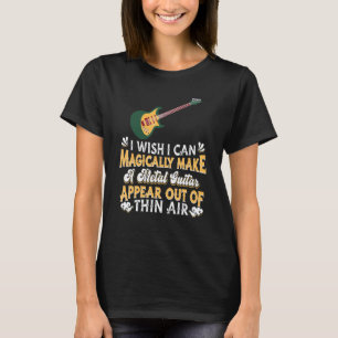 Magisch eine Metal-Gitarre erscheinen lassen Rock T-Shirt